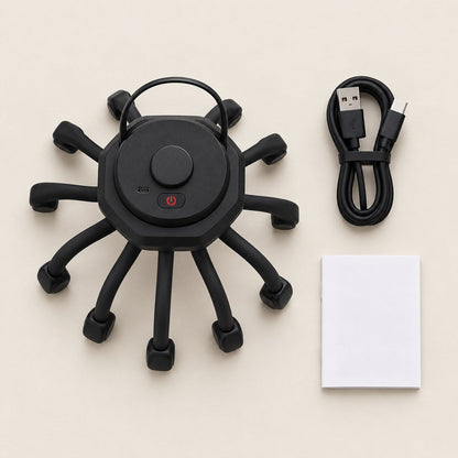 Qué incluye: masajeador, cable USB y manual